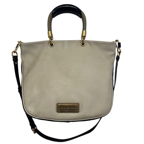 Marc Too Hot to Handle Tri-Color Lizard Embossed Leather Handbag - Picture 1 of 16